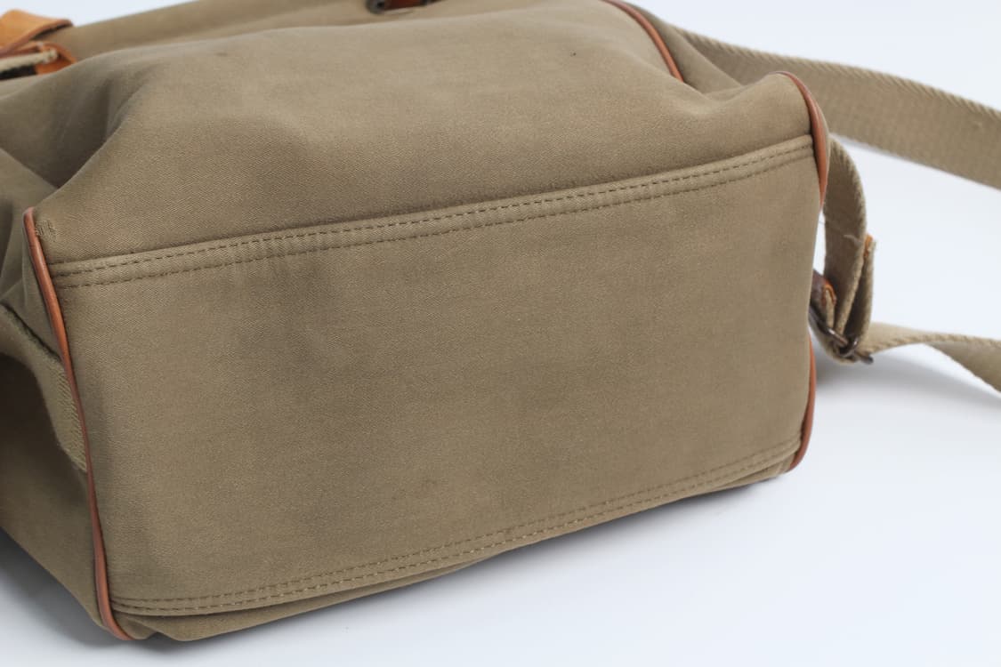 SAZABY'S Canvas Leather Trim Backpack MM 상품이미지7