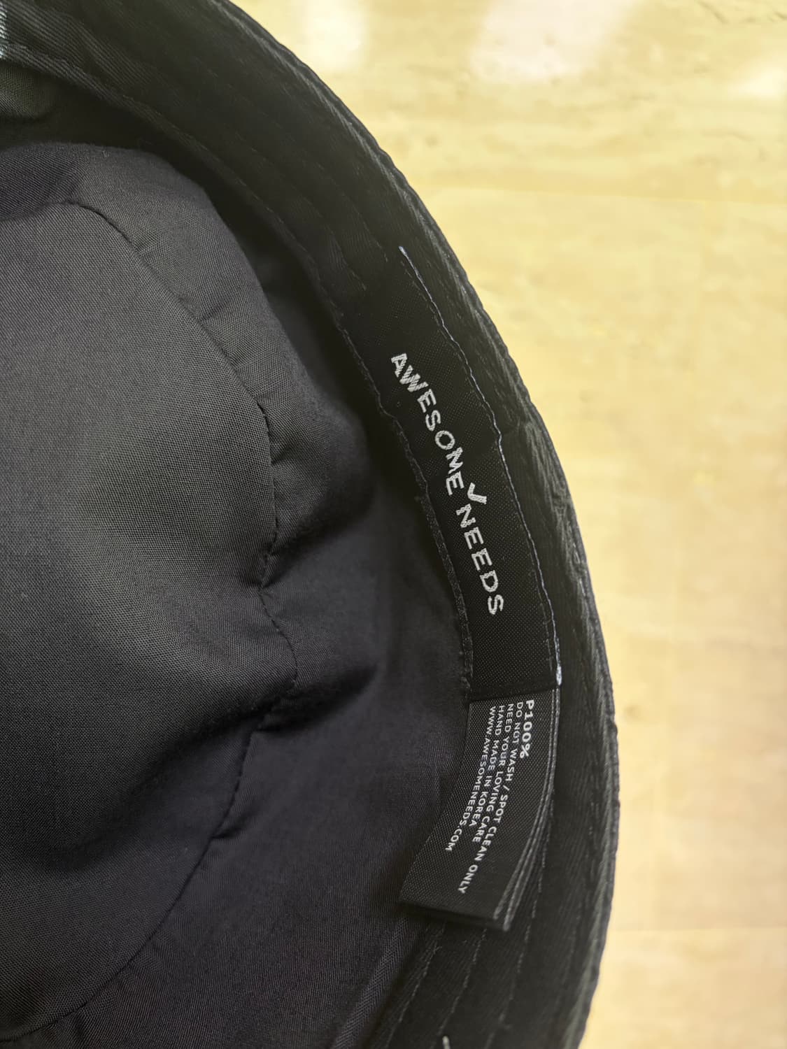 어썸니즈 리본 벨보이캡 상품이미지4