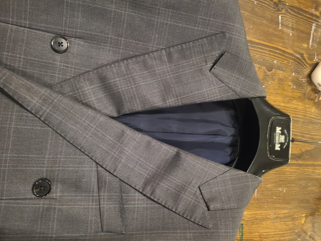 타임옴므 제냐 원단 더블브레스티드자켓 상품이미지7