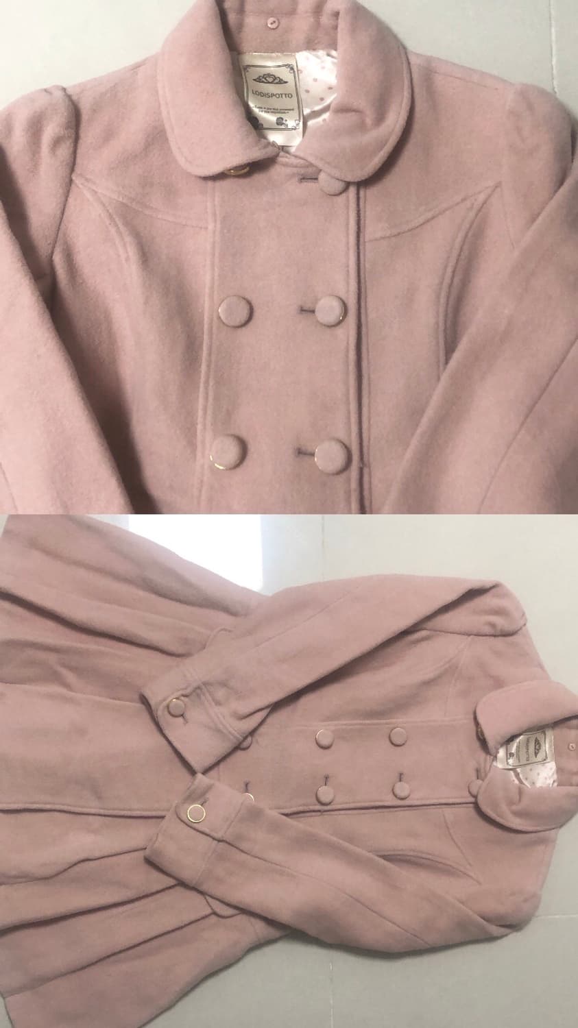 딸기우유 라떼갸루 히메갸루 코트 빈티지 리즈리사 엑시즈팜 모리걸 상품이미지3