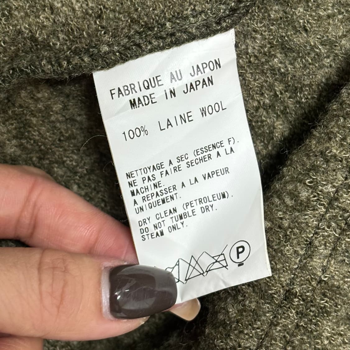 Y’s Yohji Yamamoto 요지야마모토 울 가디건 크롭자켓 상품이미지5