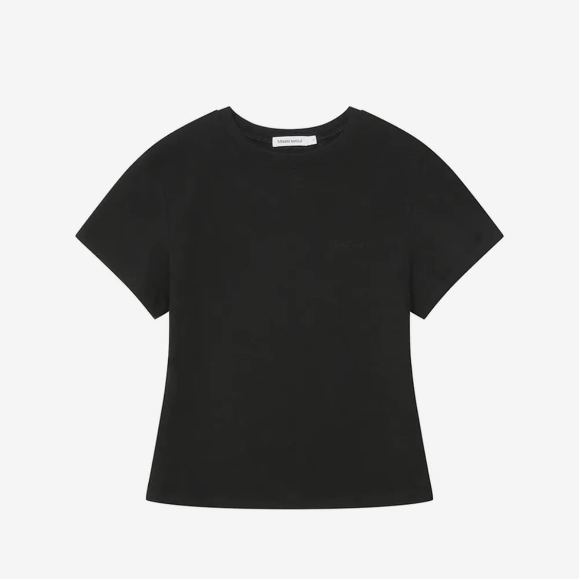 미세키서울 Basic short sleeves - BLACK 상품이미지1