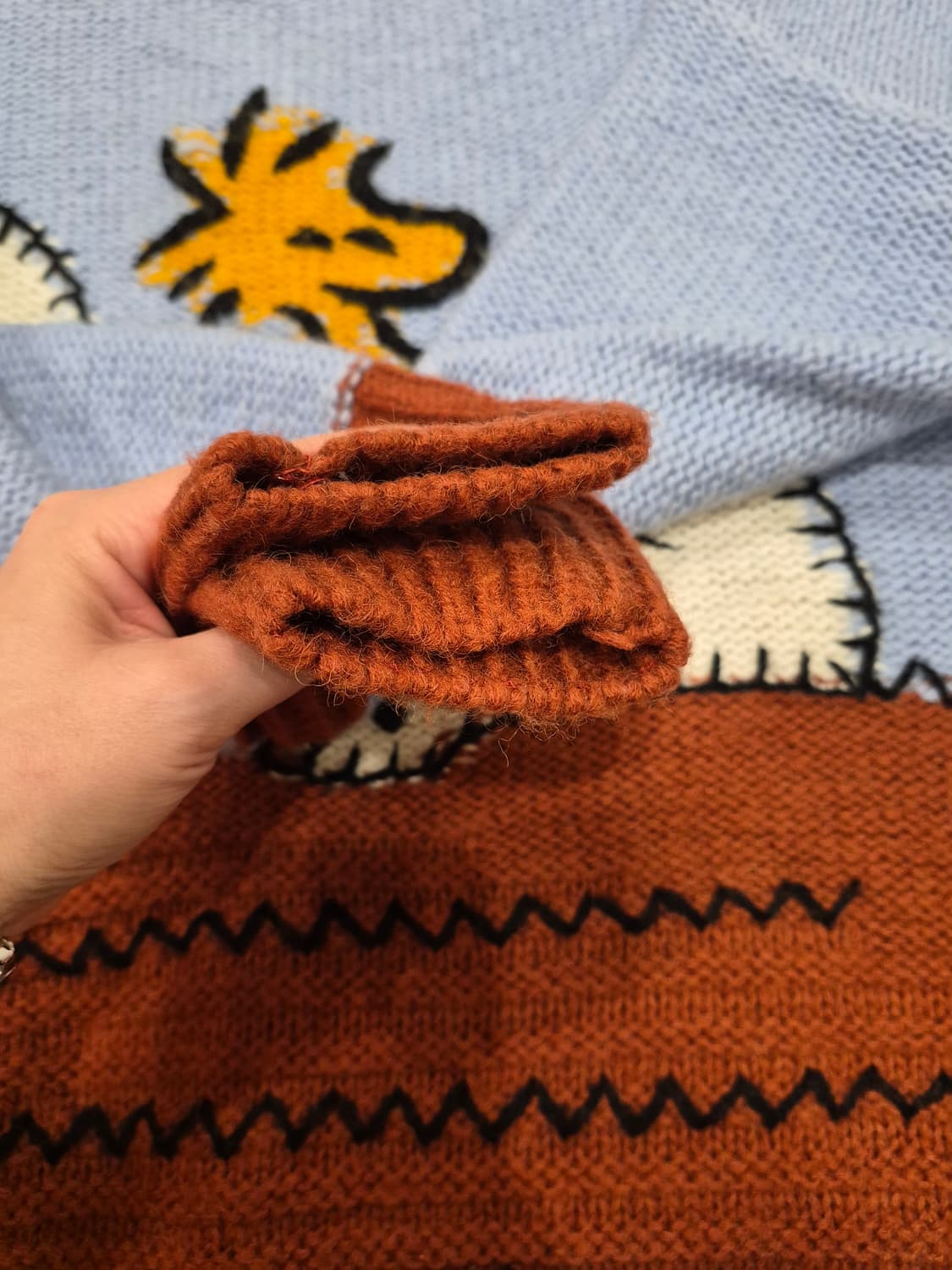 자라 ZARA × PEANUTS 스누피 니트(단종) 상품이미지4