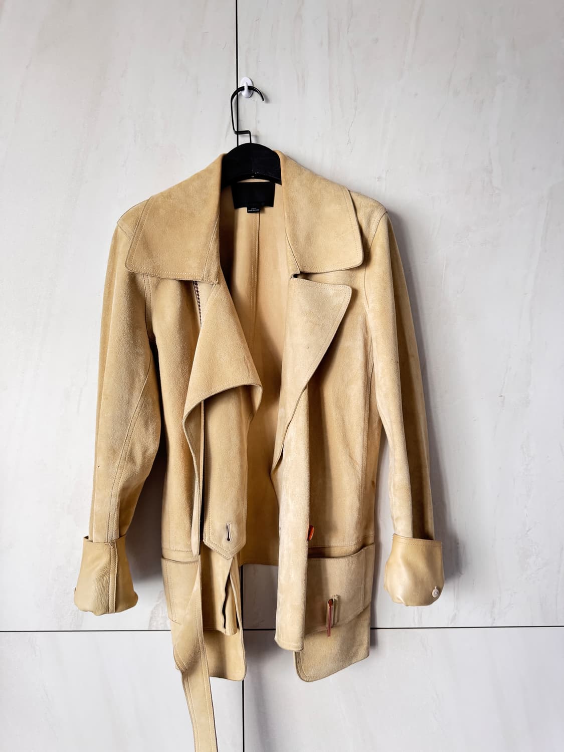 ALEXANDER WANG 스웨이드 자켓 베이지 Size 2(55,66사 상품이미지9