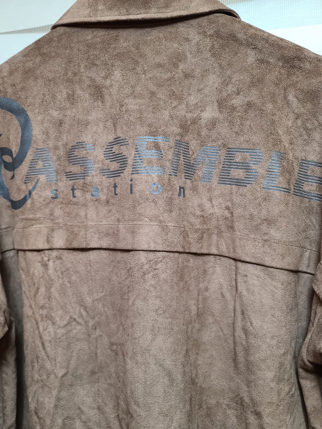 어셈블 브라운 스웨이드 프렌지 자켓100-105  공용 상품이미지8