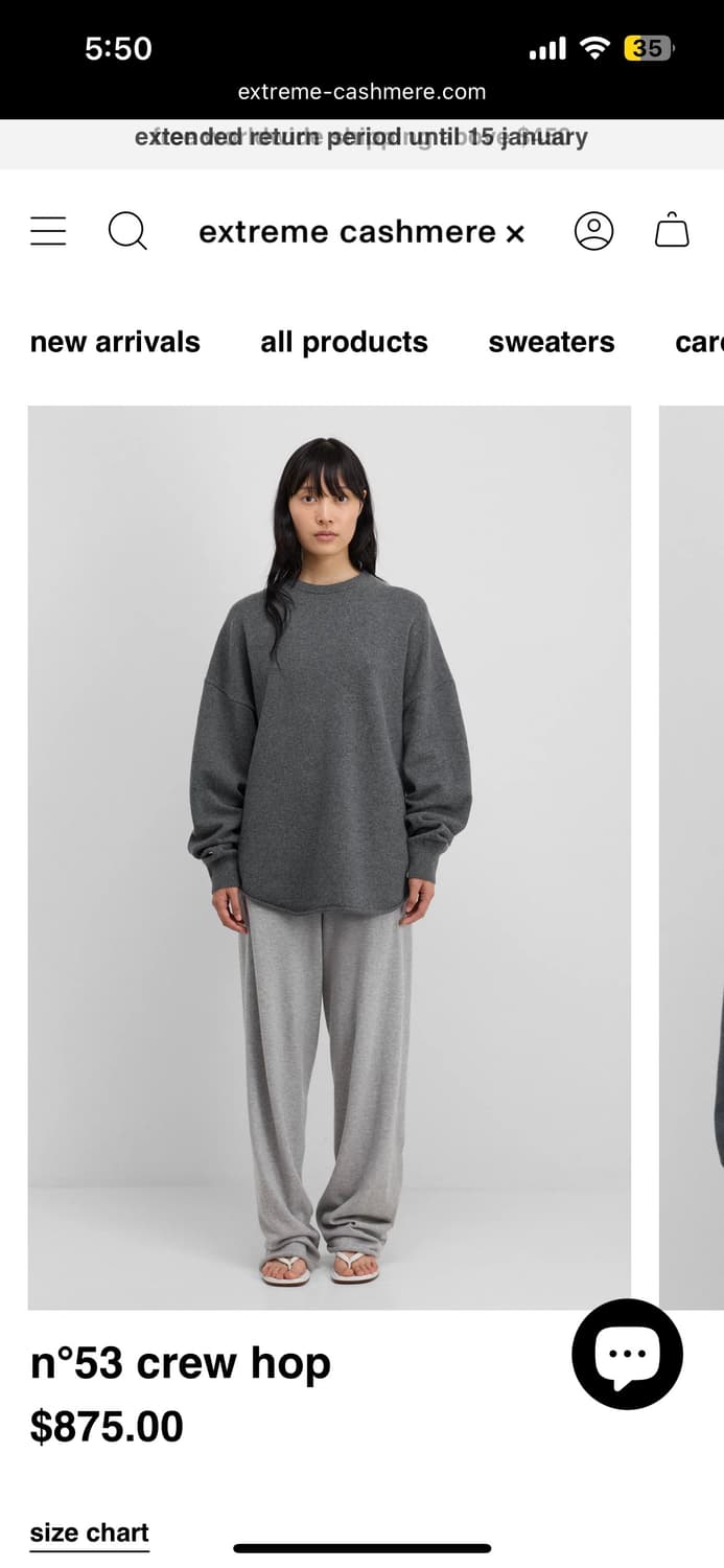 extreme cashmere n53 felt 캐시미어 니트 스웨터 상품이미지1