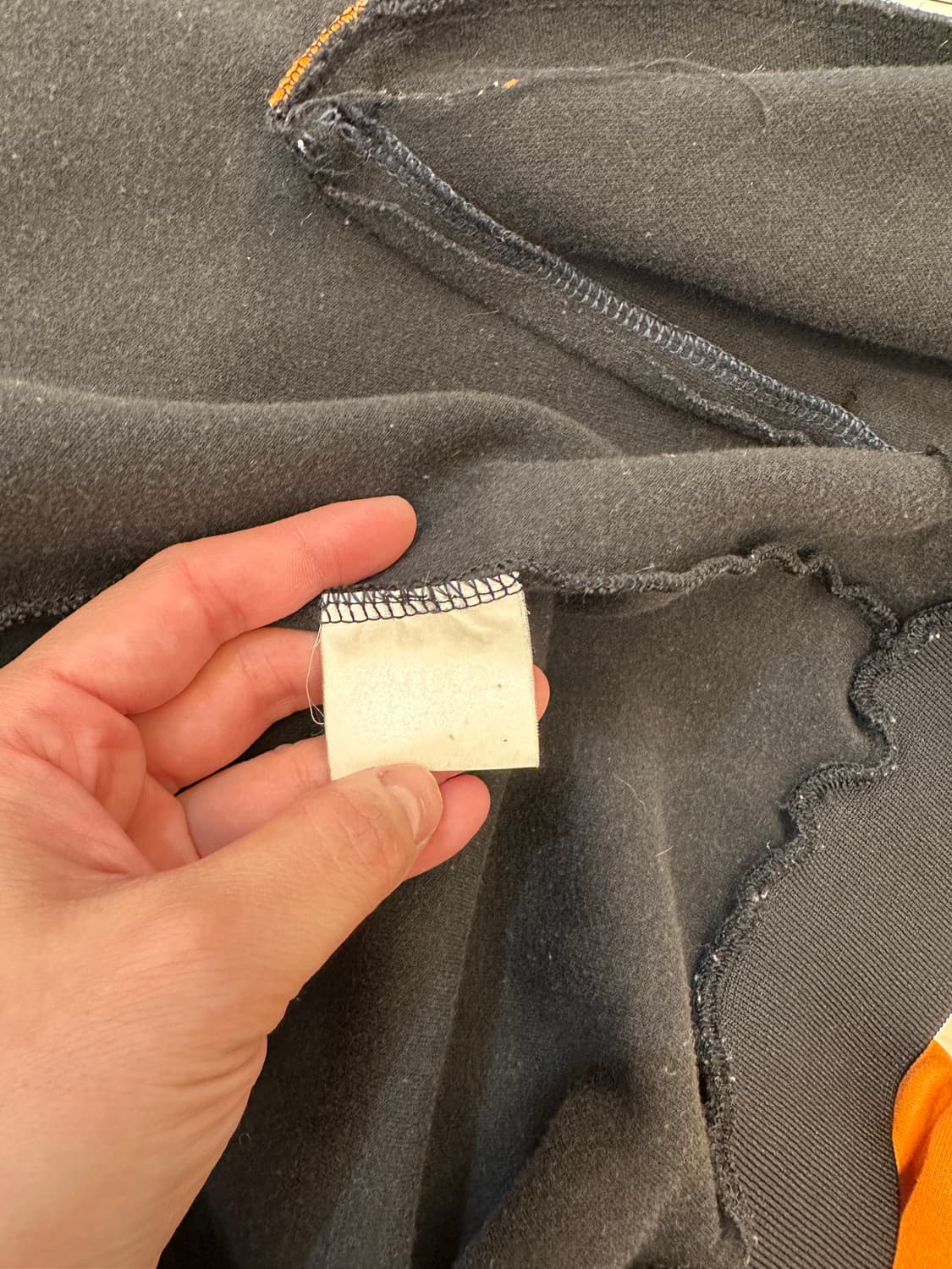 L) 나이키 오렌지 블랙 배색 코튼 블루종 상품이미지5