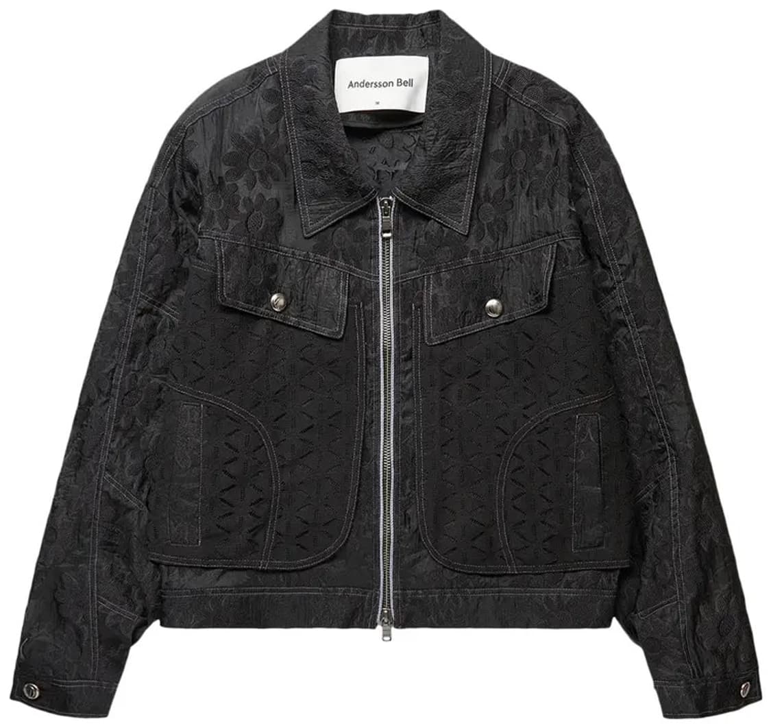 anderson bell flower sheer zip-up jacket 상품이미지1