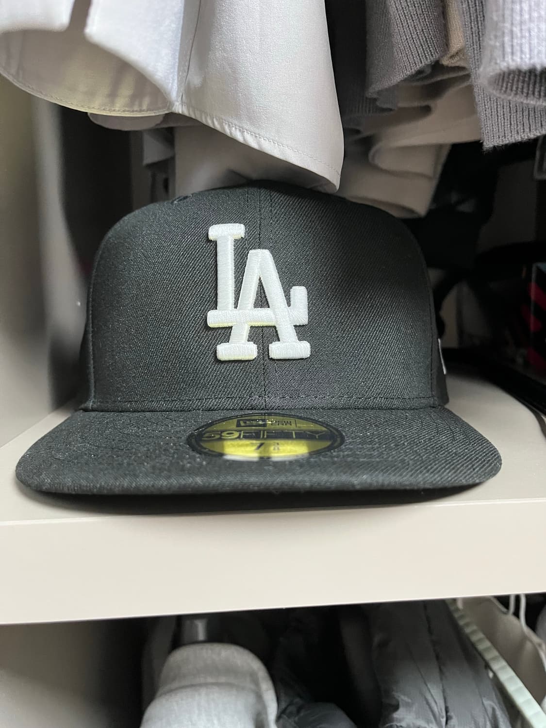 뉴에라 MLB LA 다저스 베이직 피티드 캡 블랙 738 상품이미지4