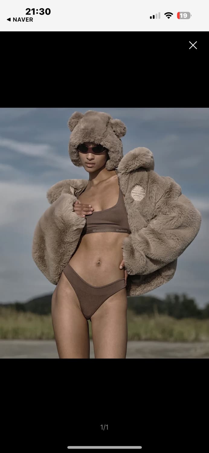 배드블러드 크롭 퍼 자켓s 상품이미지1