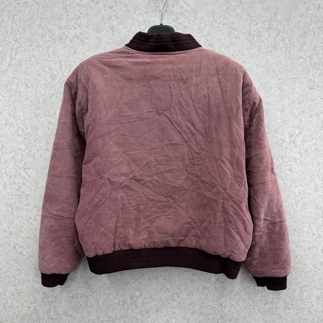 100 인디핑크 남자 루즈핏 누빔 항공점퍼 상품이미지2