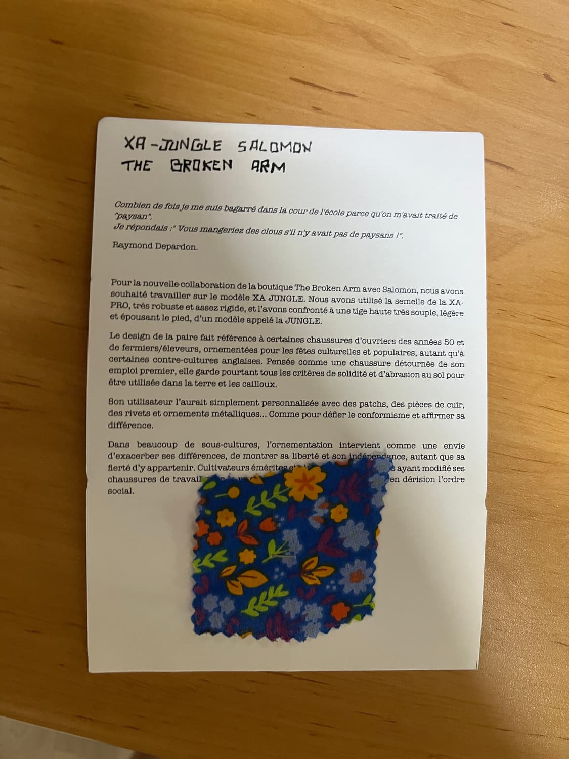 280) 살로몬 x 더브로큰암 xa 정글부츠 상품이미지9