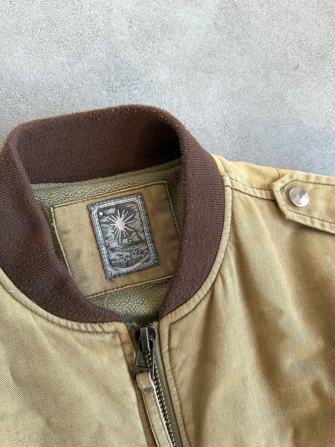 미하라 야스히로 레이어드 슬리브 봄버 자켓 상품이미지5