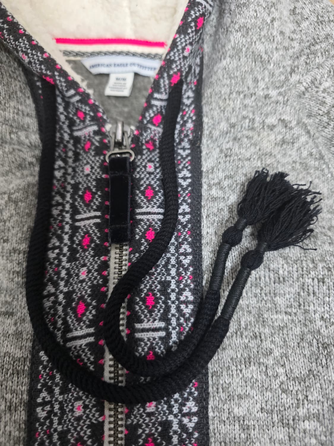 아메리칸이글 후드집업 니트 M 상품이미지3