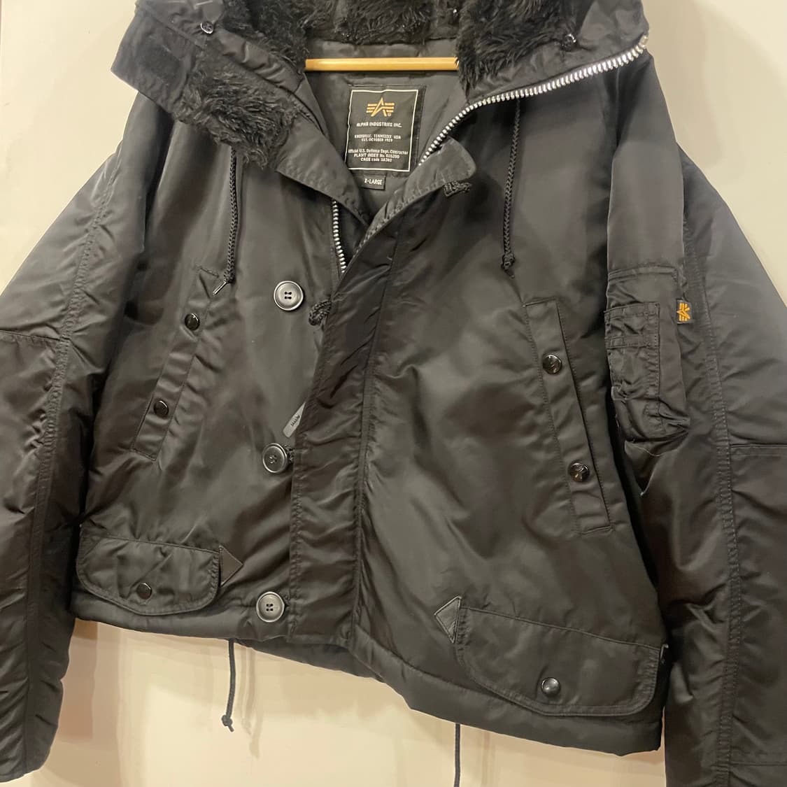 알파인더스트리 리메이크 크롭봄버 XL 상품이미지3