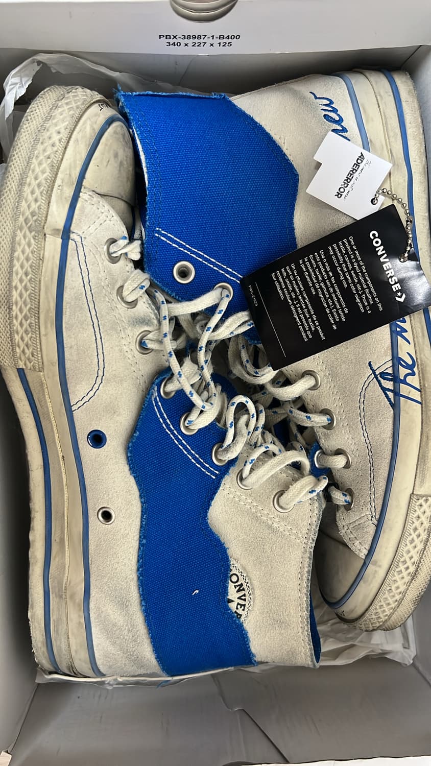 아더에러X컨버스 척 70 하이 화이트 285판매합니다! 상품이미지8