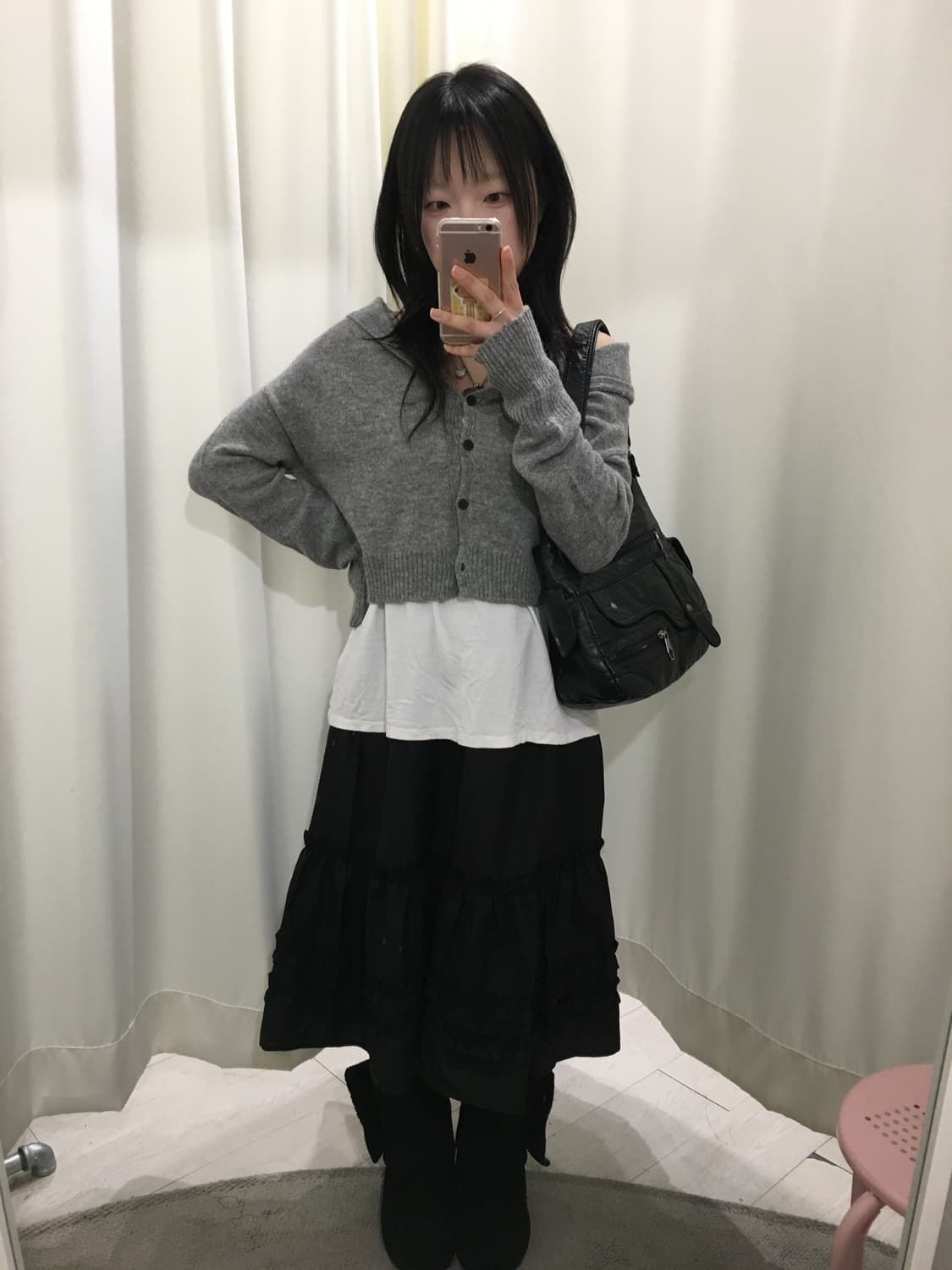 Humanwoman off shoulder cardigan 상품이미지5