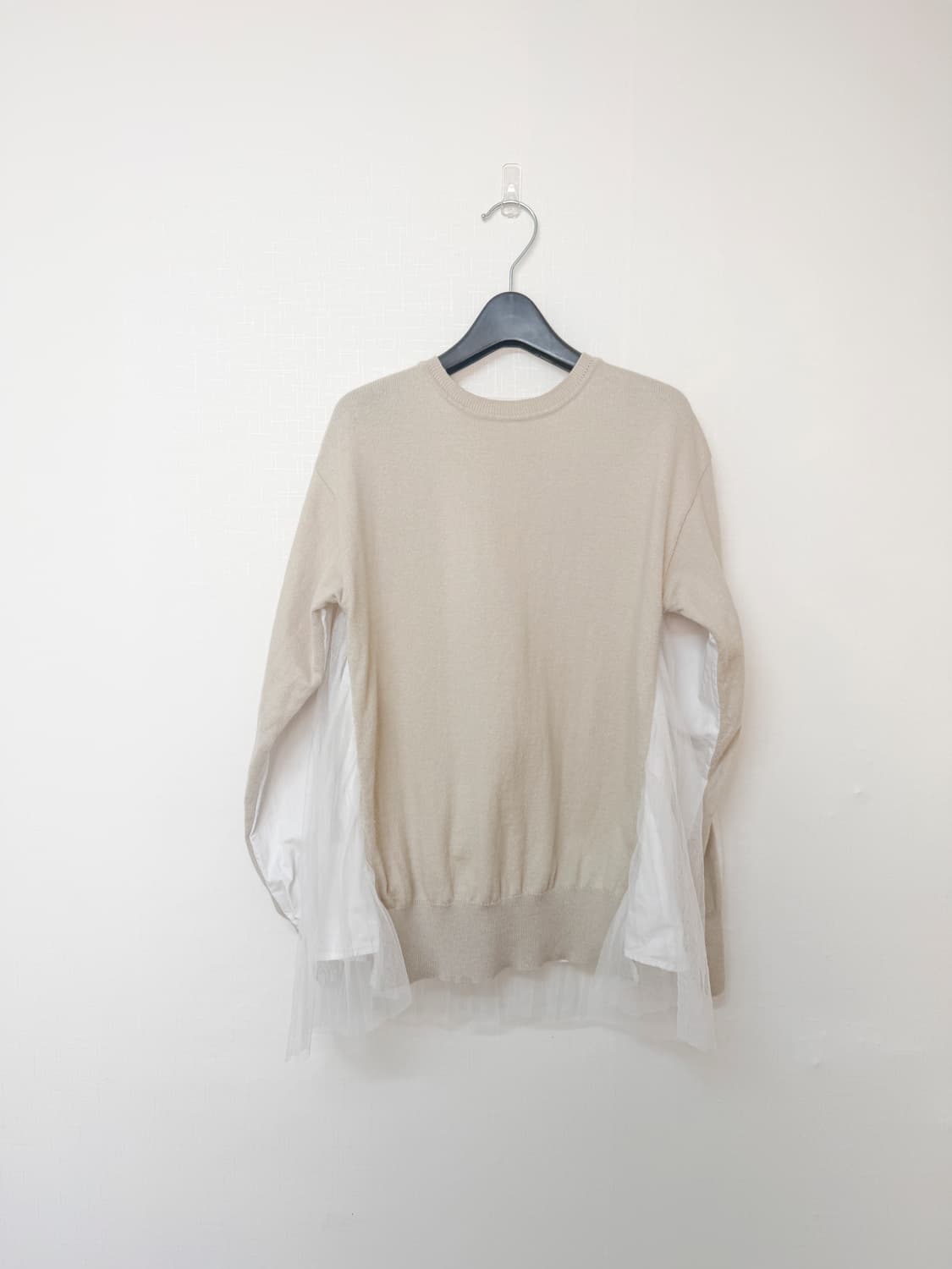 quinoa 니트 튤 상의 상품이미지1