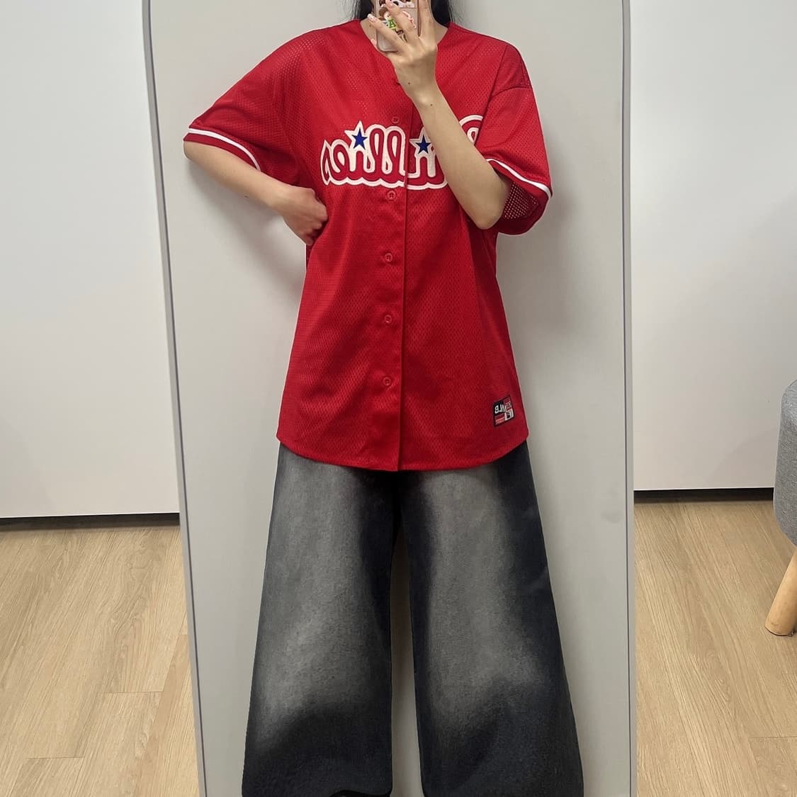MLB 올드스쿨 필라델피아 필리스 반팔 유니폼 상품이미지1