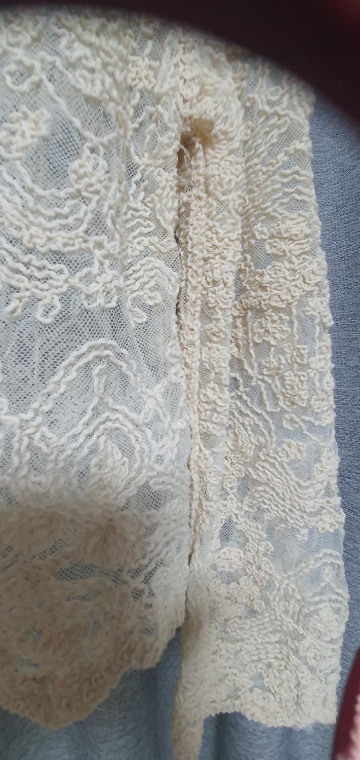 러브앤쇼  에스닉 자수 망사 시스루 버튼가디건 s or s~m 상품이미지5