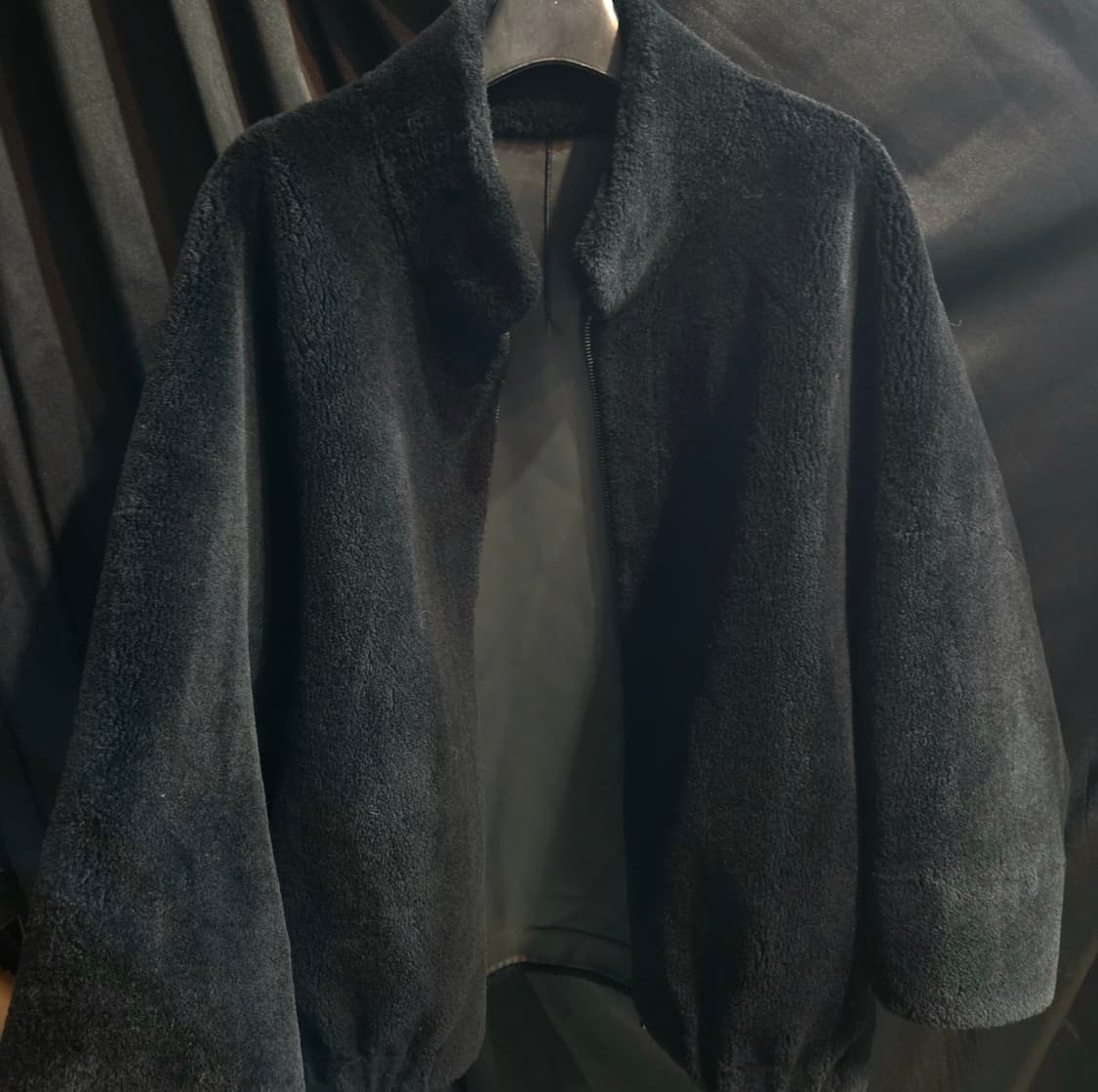 셀렙샵 양모 리버시블 양모 하프코트 상품이미지1