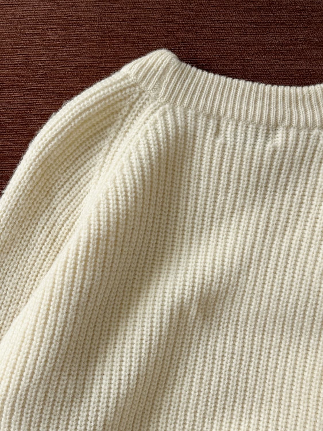 Wool crew neck heavy rib knit P/O 상품이미지6