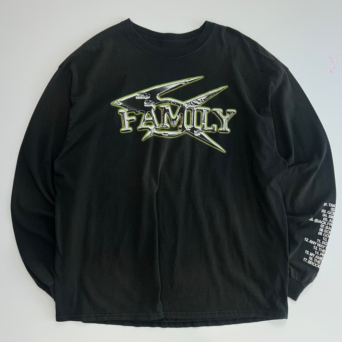 BROCKHAMPTON famliy 블랙 백포인트 롱슬리브 상품이미지3