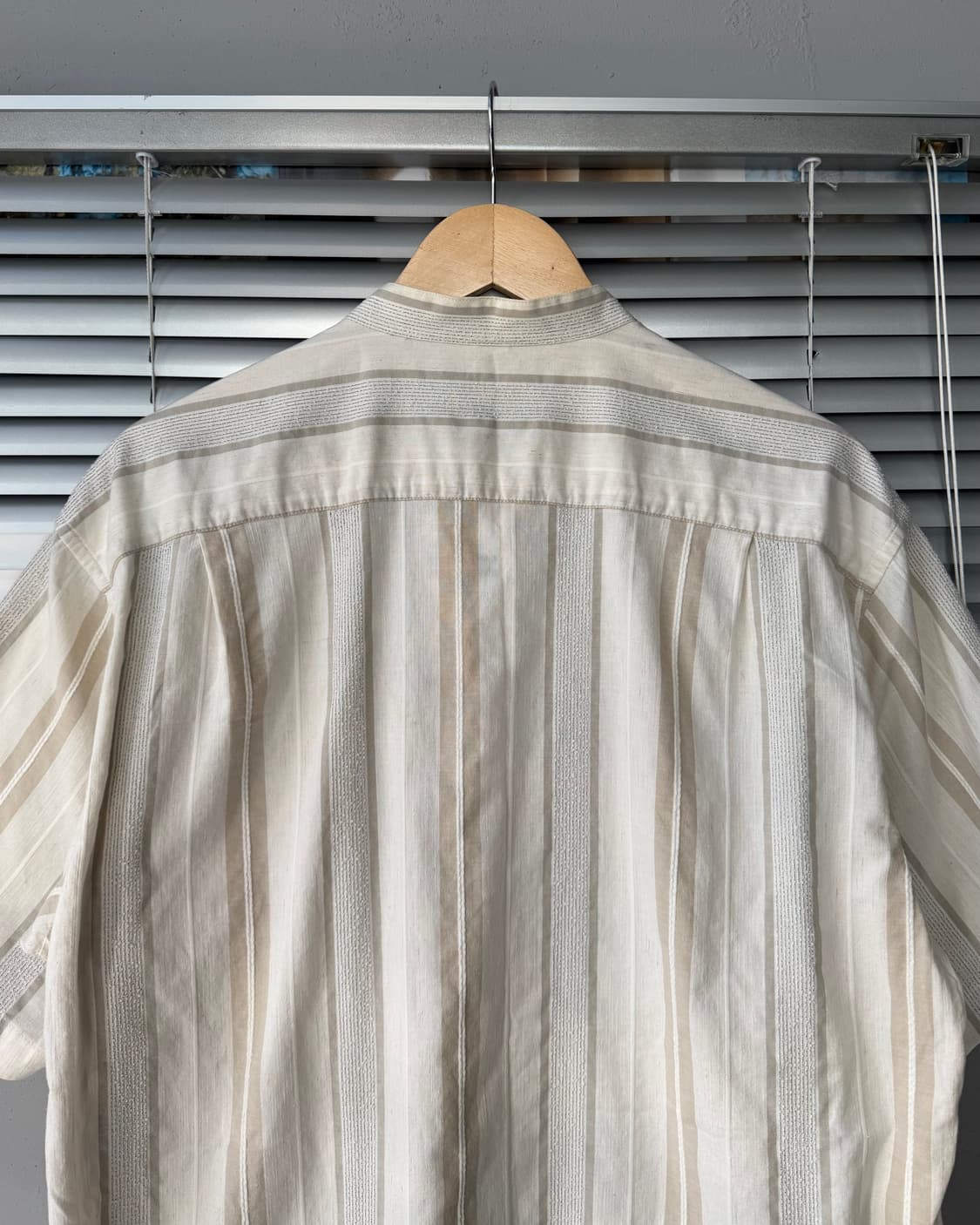 YSL 00-90s stripe non-collar 반팔셔츠 상품이미지6