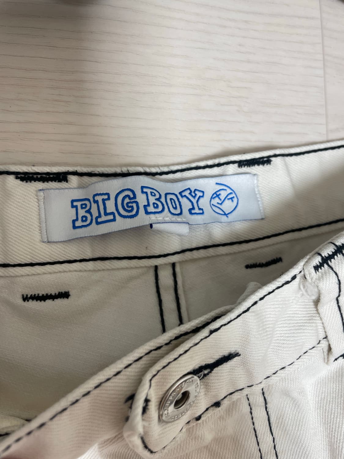 폴라 스케이트 코. 화이트 청바지 S 상품이미지3