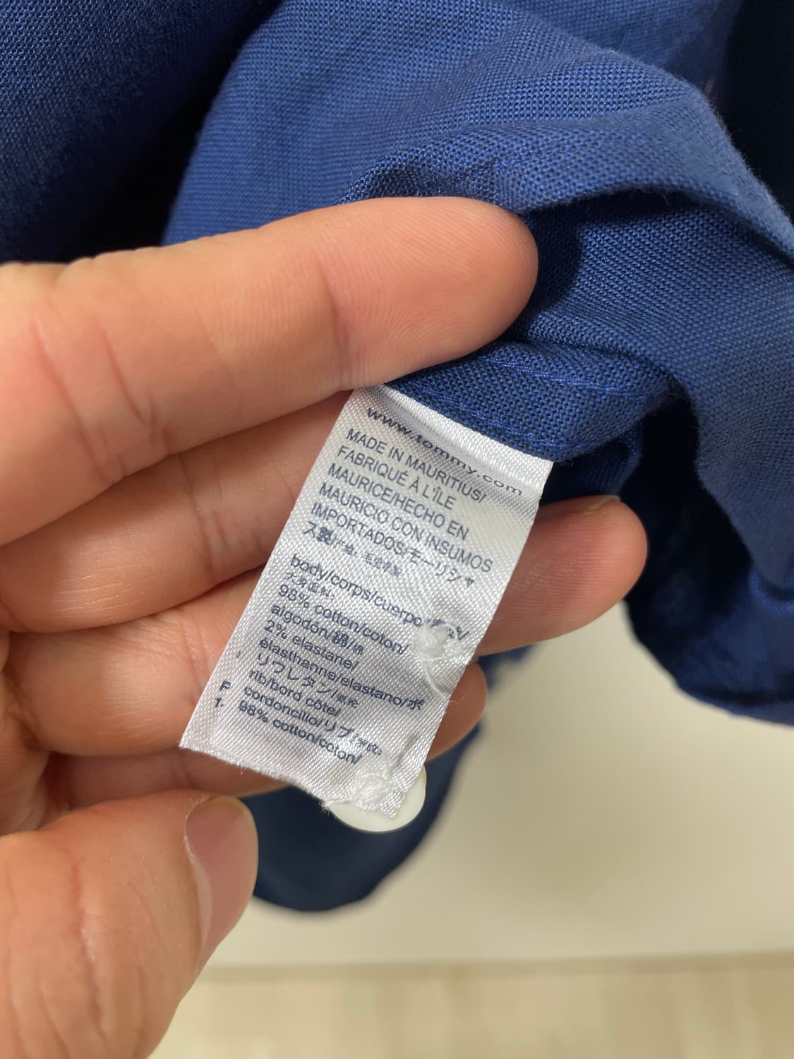 타미Tommy 카라 셔츠 M - S28 상품이미지5