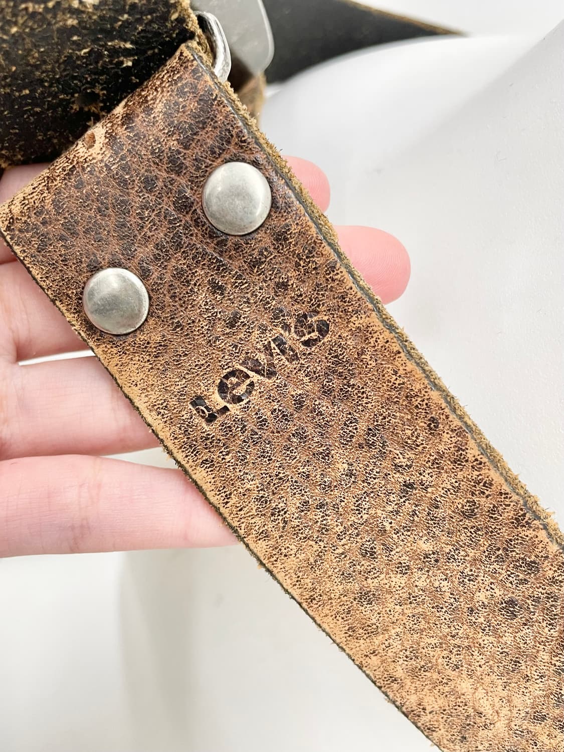 리바이스 리얼레더 독수리 버클 벨트 상품이미지2