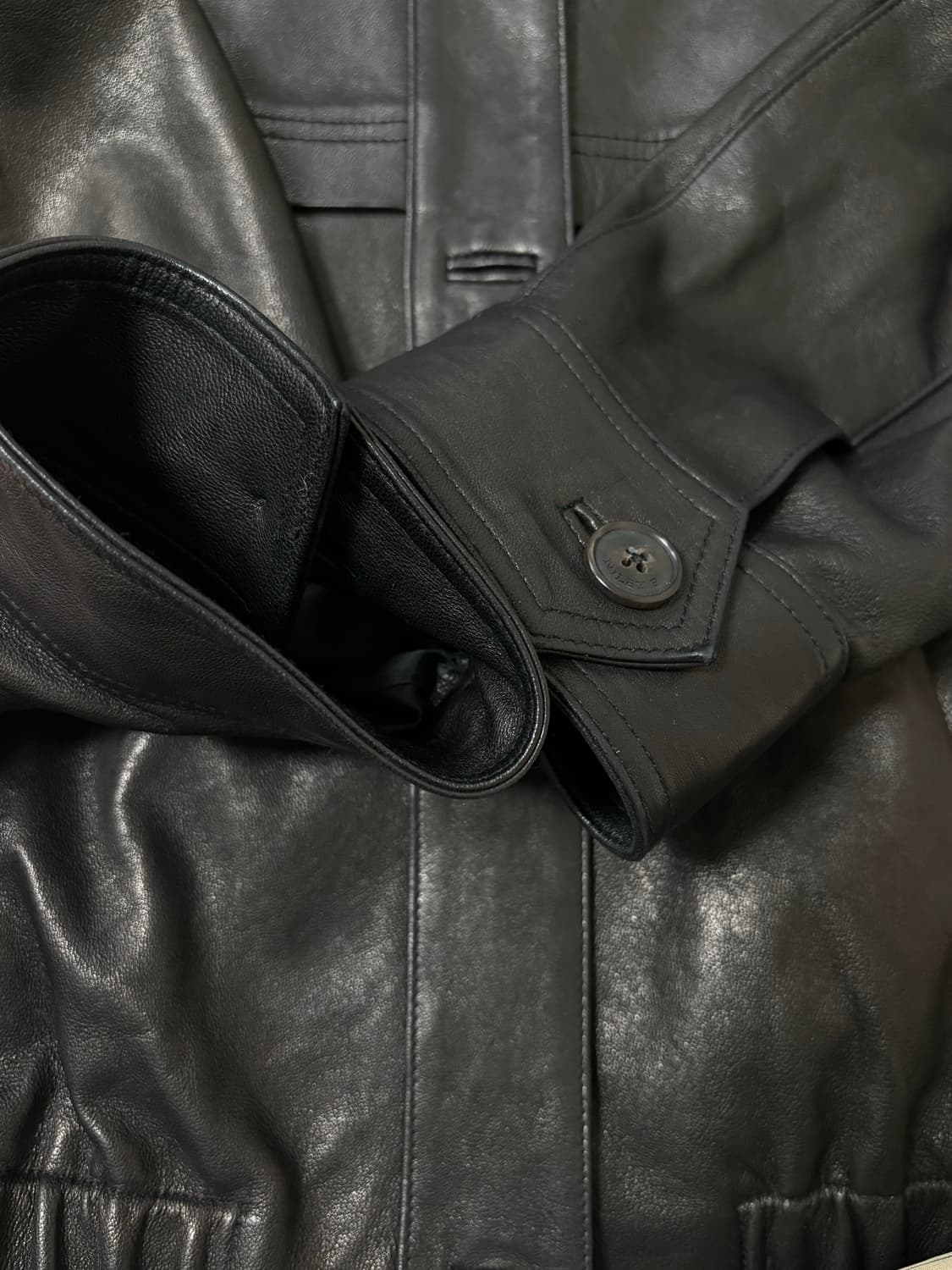 닐바이피 레더 블루종자켓 34사이즈 상품이미지5