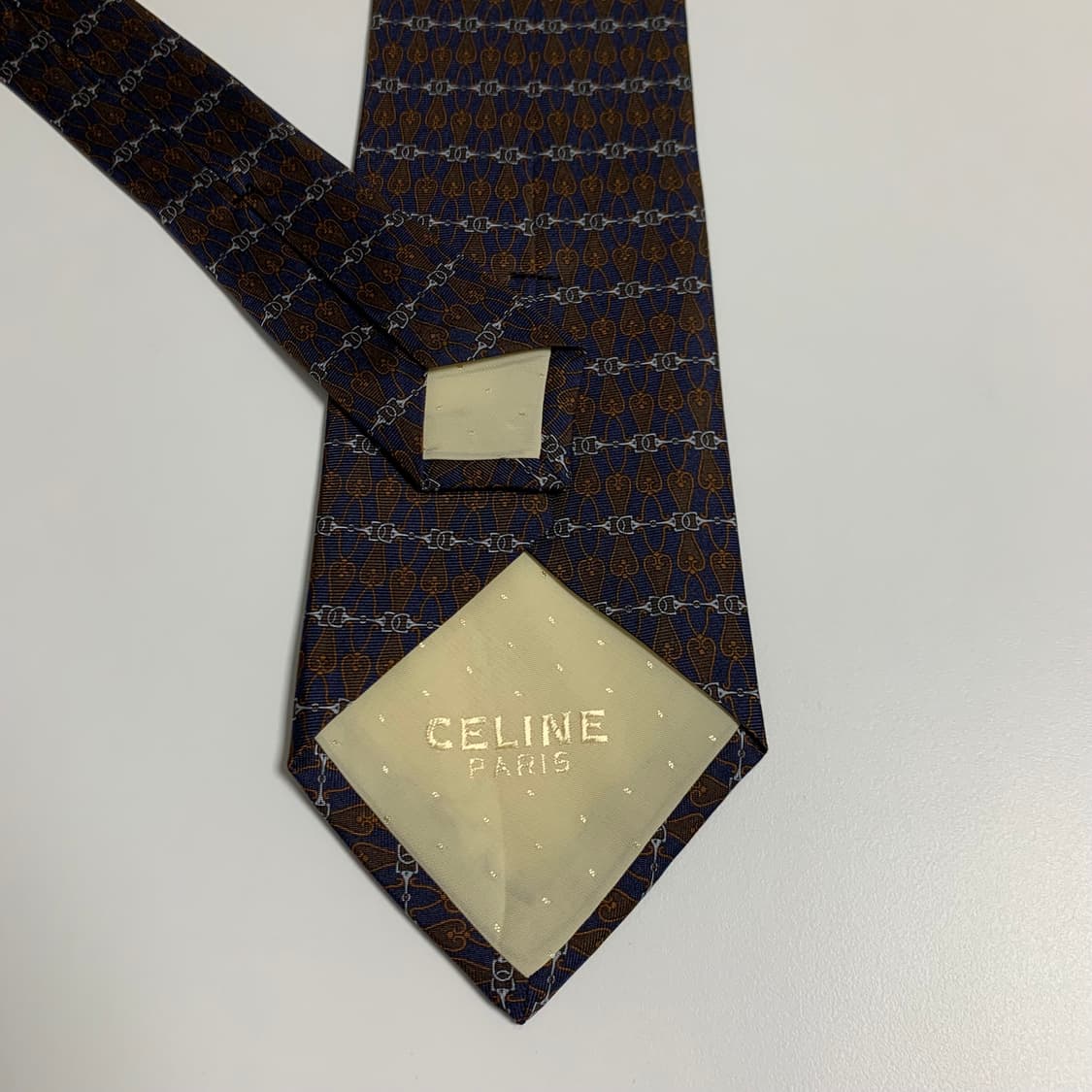 셀린느(CELINE) 기하학적패턴 명품넥타이 최상급 A+ 8.5cm 상품이미지6