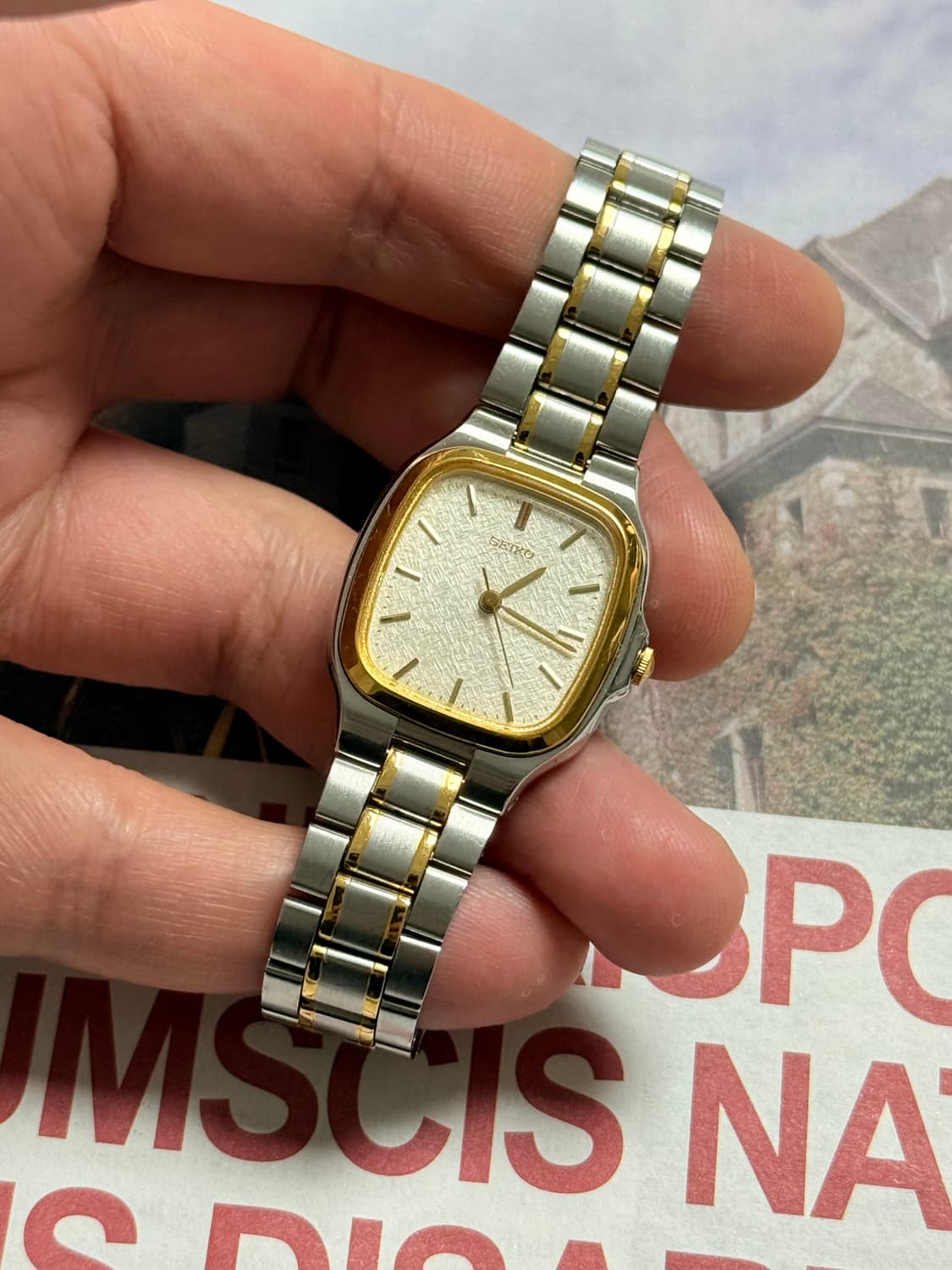 Seiko 세이코 히타치 콤보 스퀘어 쿼츠 상품이미지3