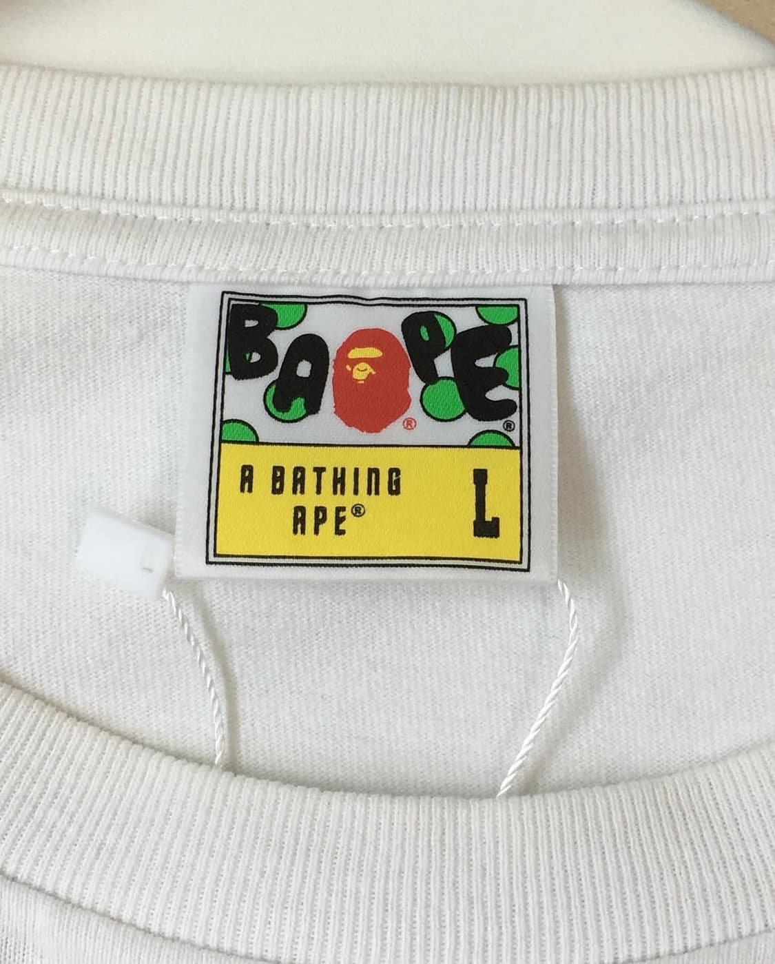 Bape 베이프 화이트 사이드 샤크 티셔츠 상품이미지7