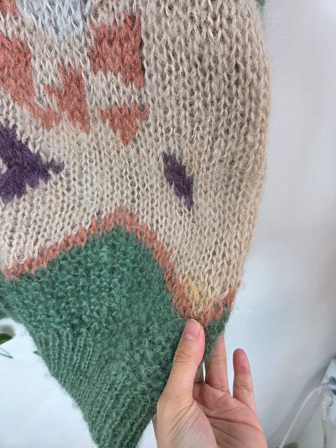 그리너리 패턴 가디건 상품이미지5