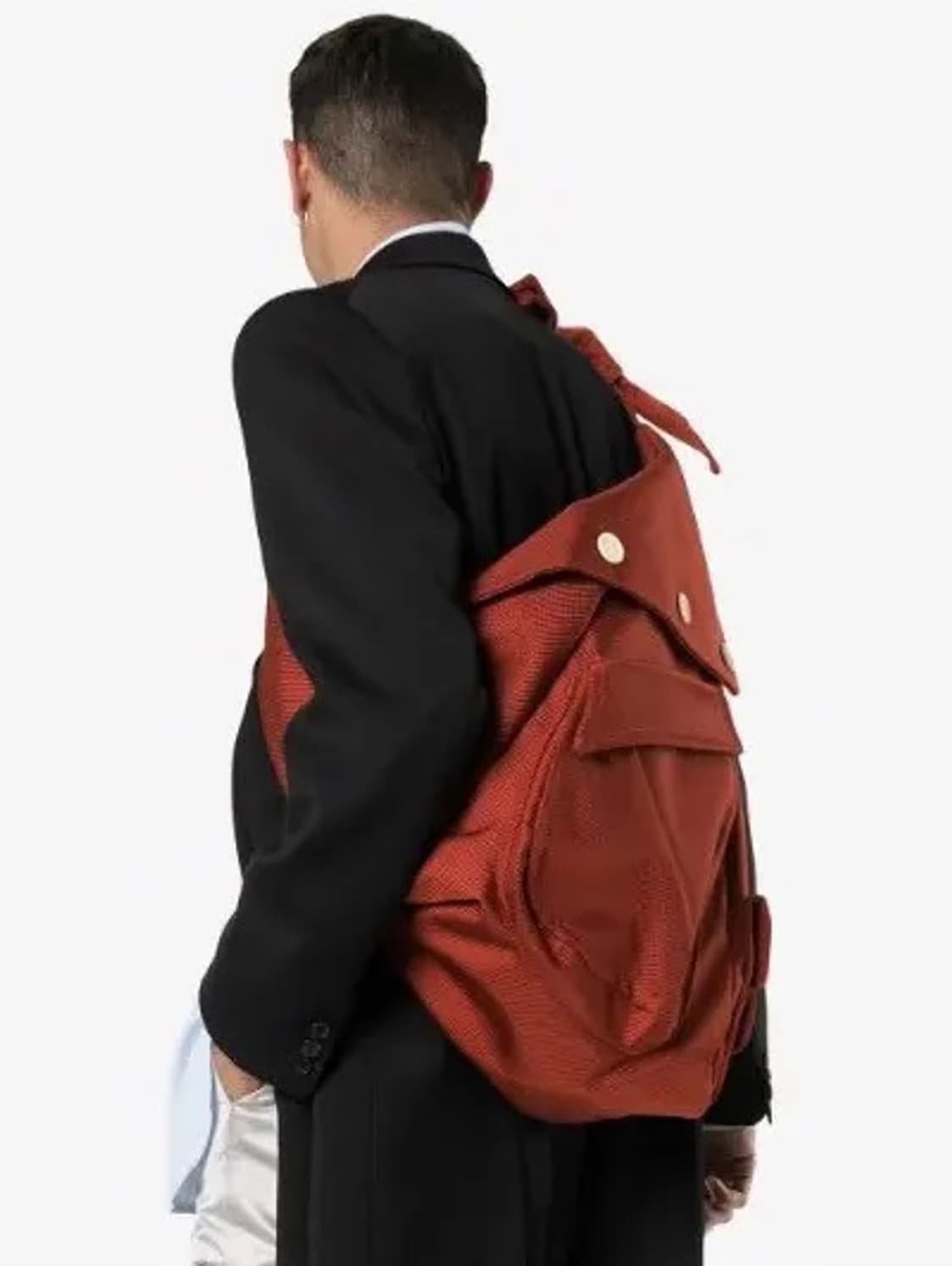 라프시몬스x이스트팩 18aw 슬링백 브라운 os 상품이미지2