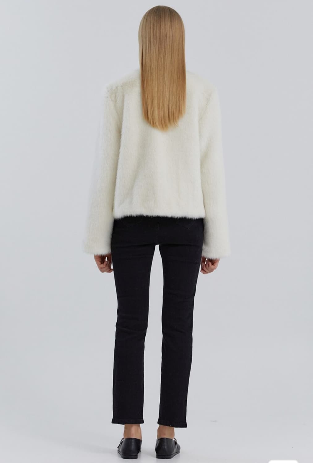 몰리올리 델마 데일리 이지퍼 자켓 화이트 M사이즈 상품이미지5