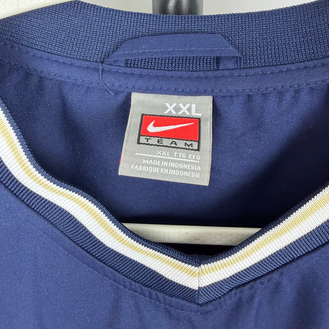 Nike]90s 나이키 NAVY웜업 해군 바람막이 XXL 상품이미지3