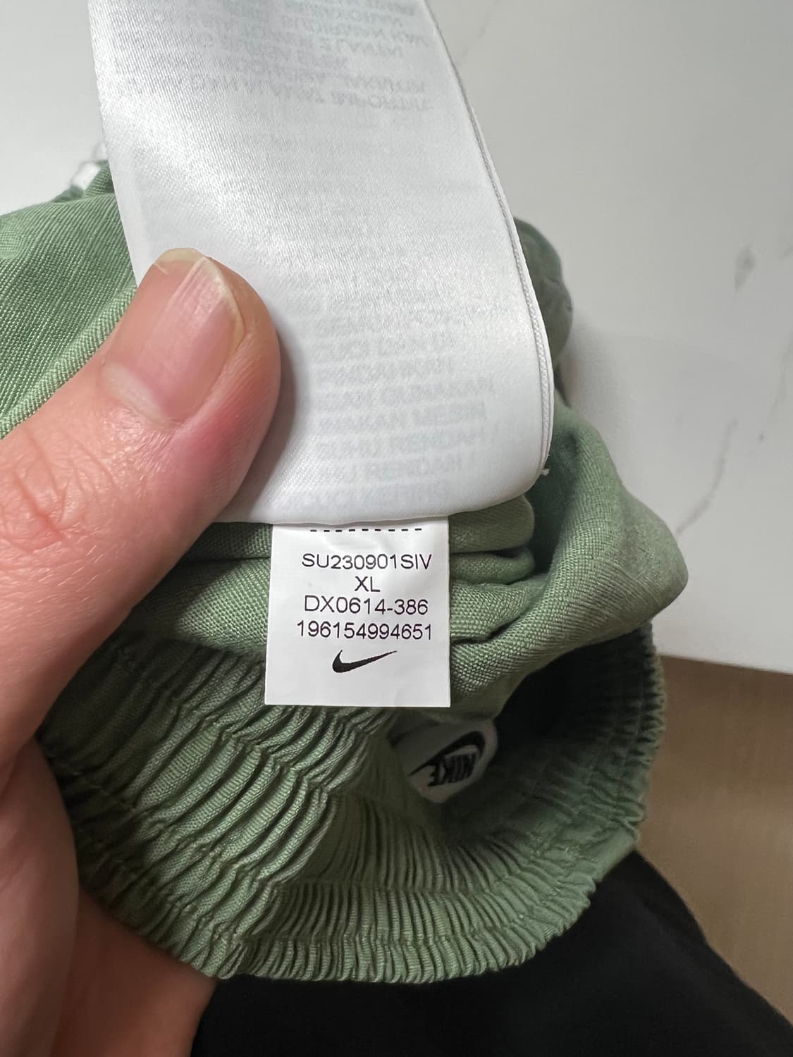 [XL] 나이키 클럽 우븐 카고 팬츠 오일 그린 - 아시아 상품이미지3