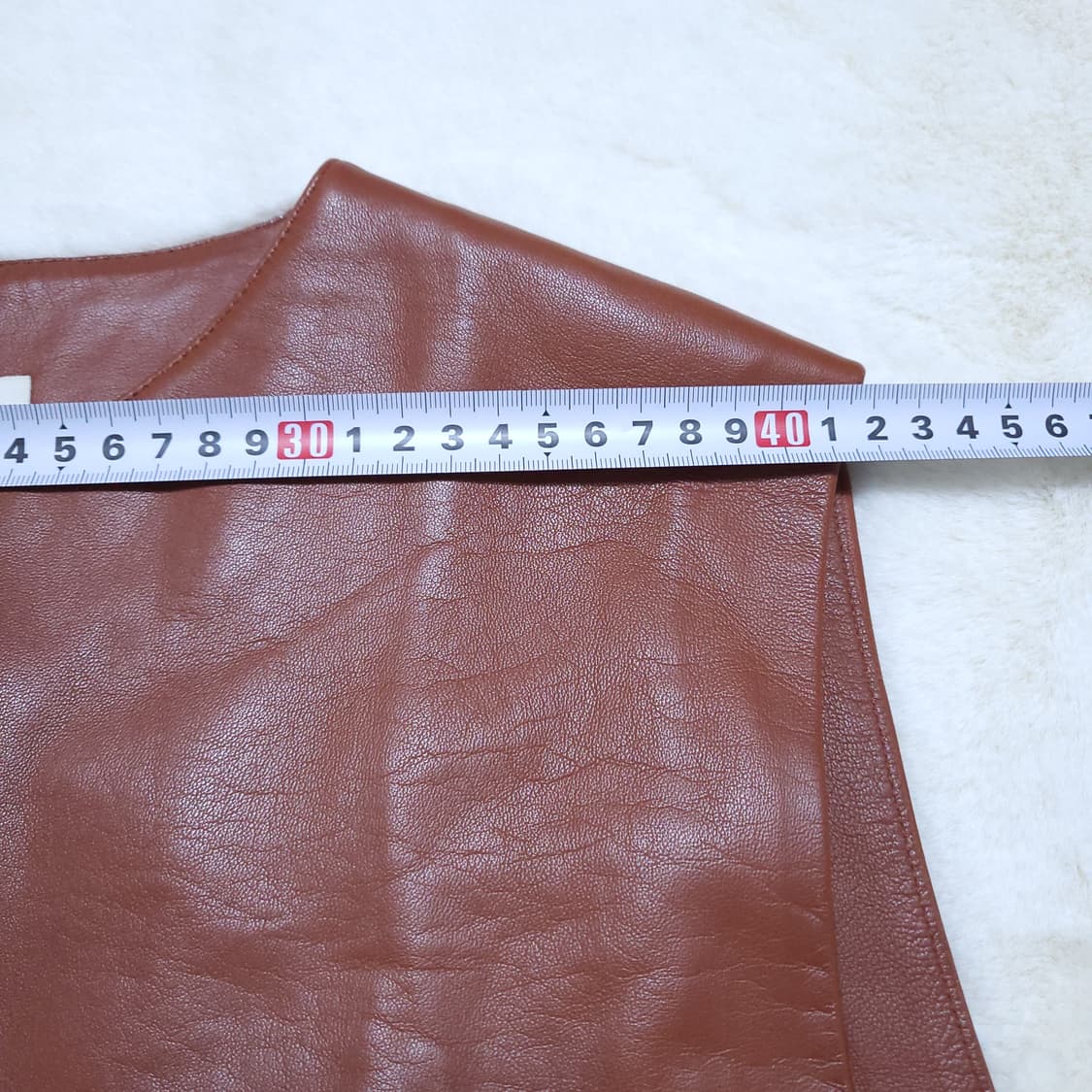 더캐시미어 여성 양가죽 조끼 S 0303 뽀샤샤 상품이미지3