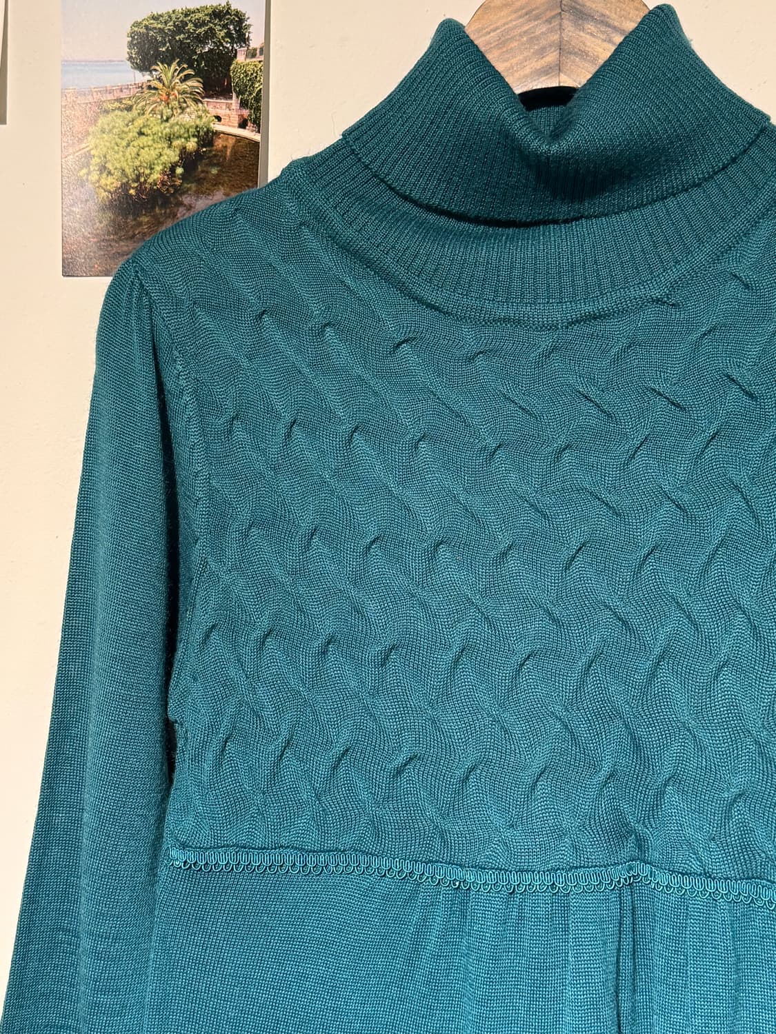 폴라 니트 원피스 상품이미지3