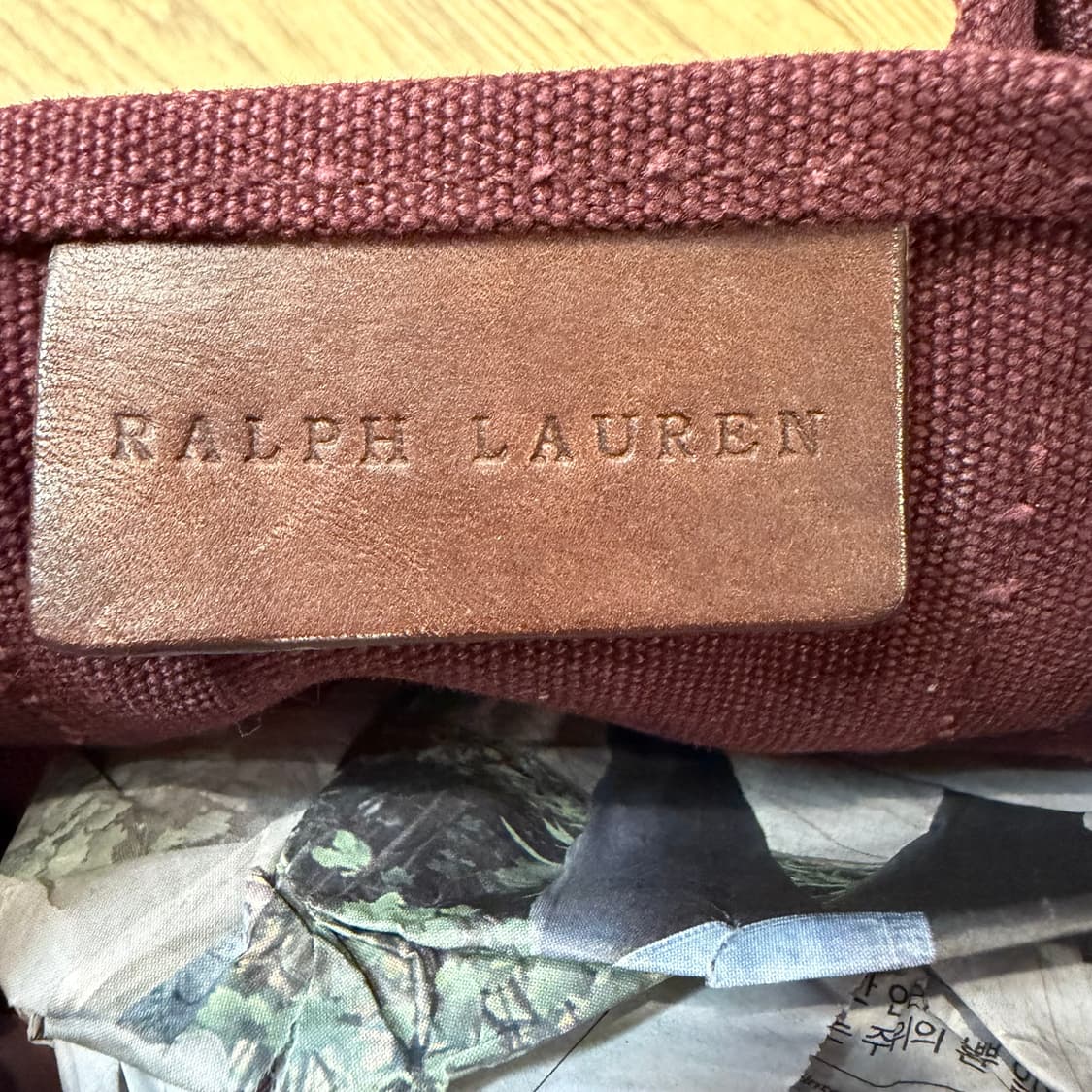 폴로 랄프로렌 미니 캔버스 캠퍼스 토트백  상품이미지2