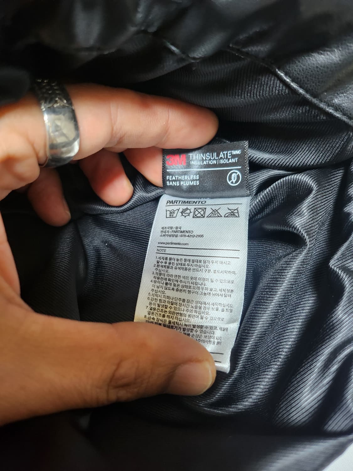 파르티멘토 3M 신슐레이트 페더리스 푸퍼 숏패딩 (L사이즈) 상품이미지8