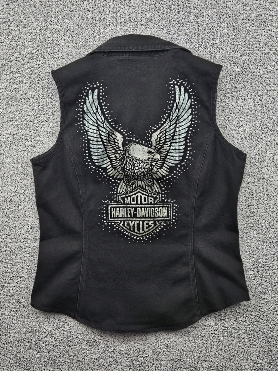 할리데이비슨 스터드 바이커 베스트 조끼 ( L ) / 11782 상품이미지1
