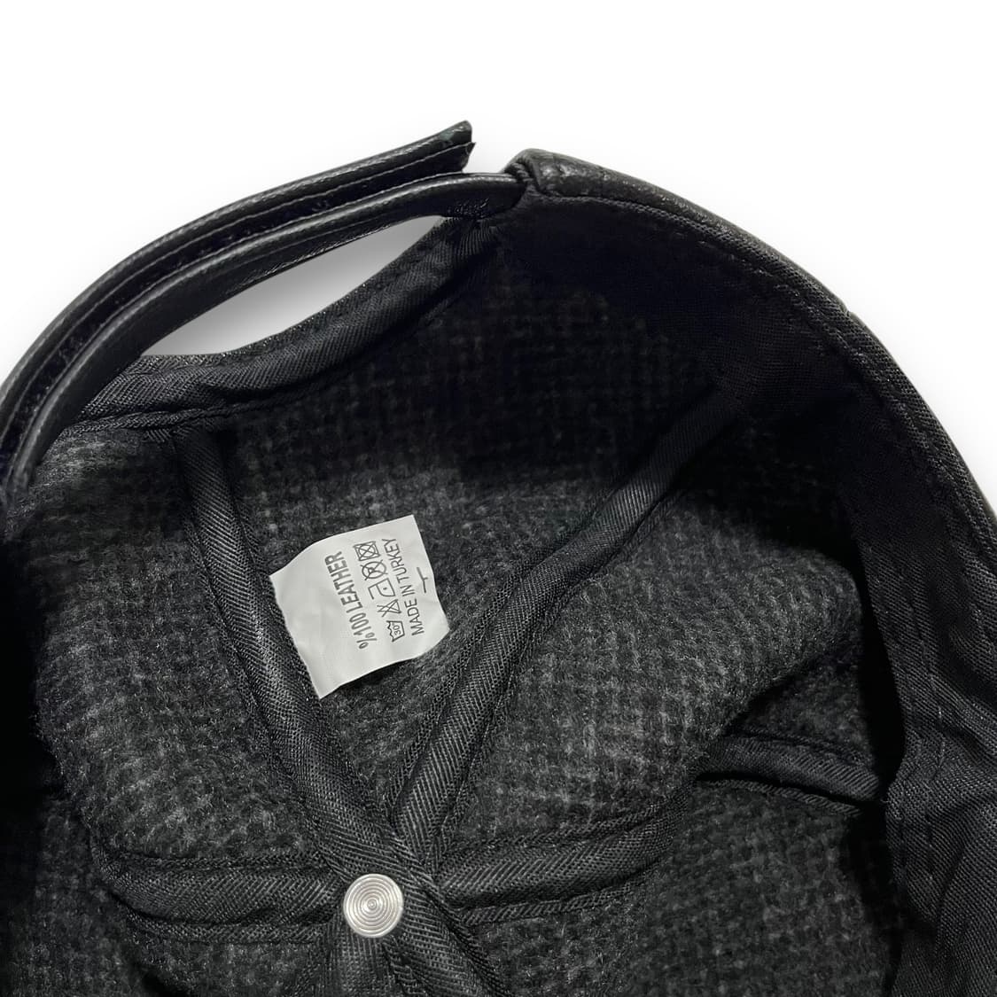 락시크 딥 다크 레더 터키제 빈티지 볼캡 상품이미지6