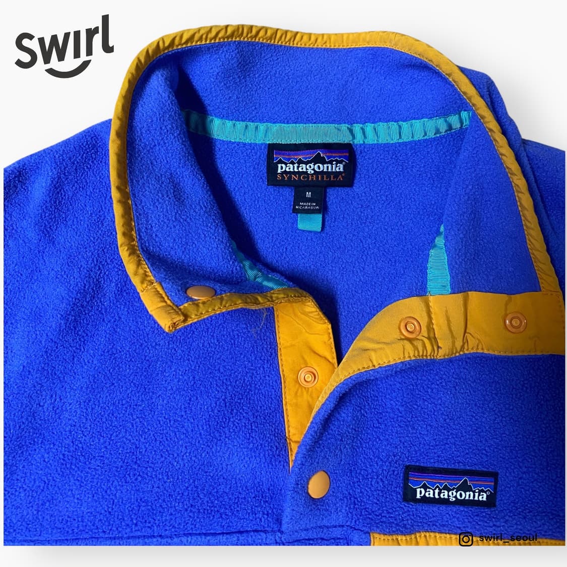 🌊Patagonia synchila heavyweight purple 상품이미지4