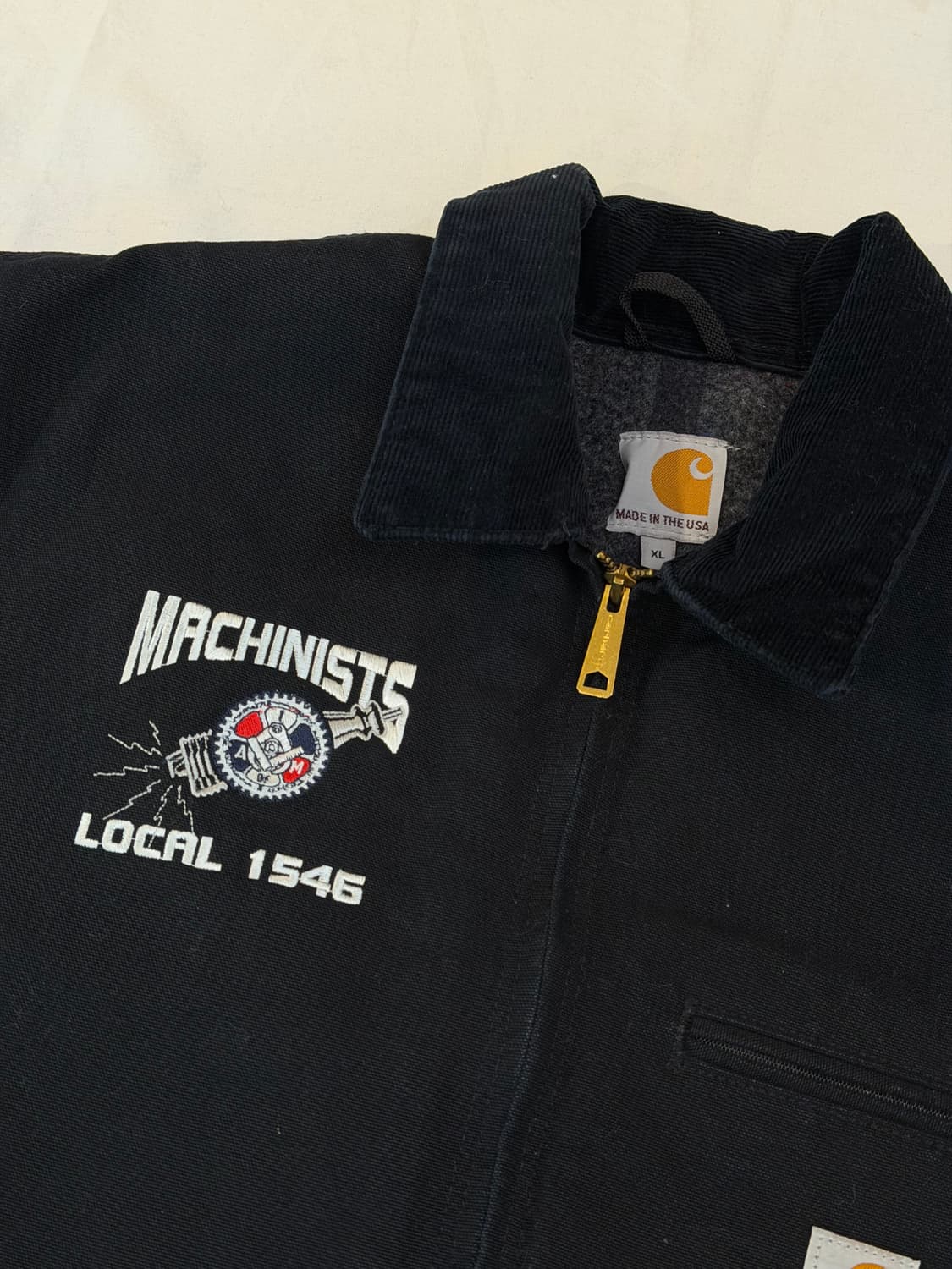 칼하트 OG 디트로이트 워크자켓 j001 블랙 상품이미지4