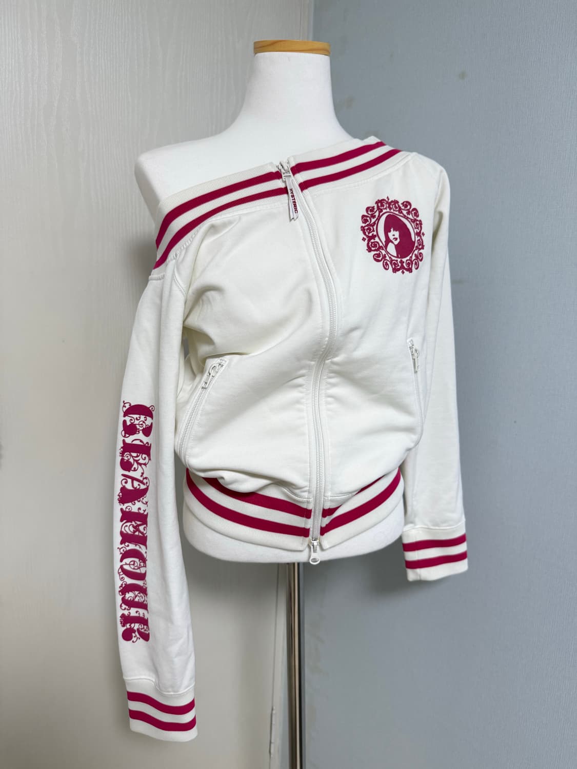 히스테릭글래머 오프숄더 원숄더 투웨이 져지 집업 상품이미지1