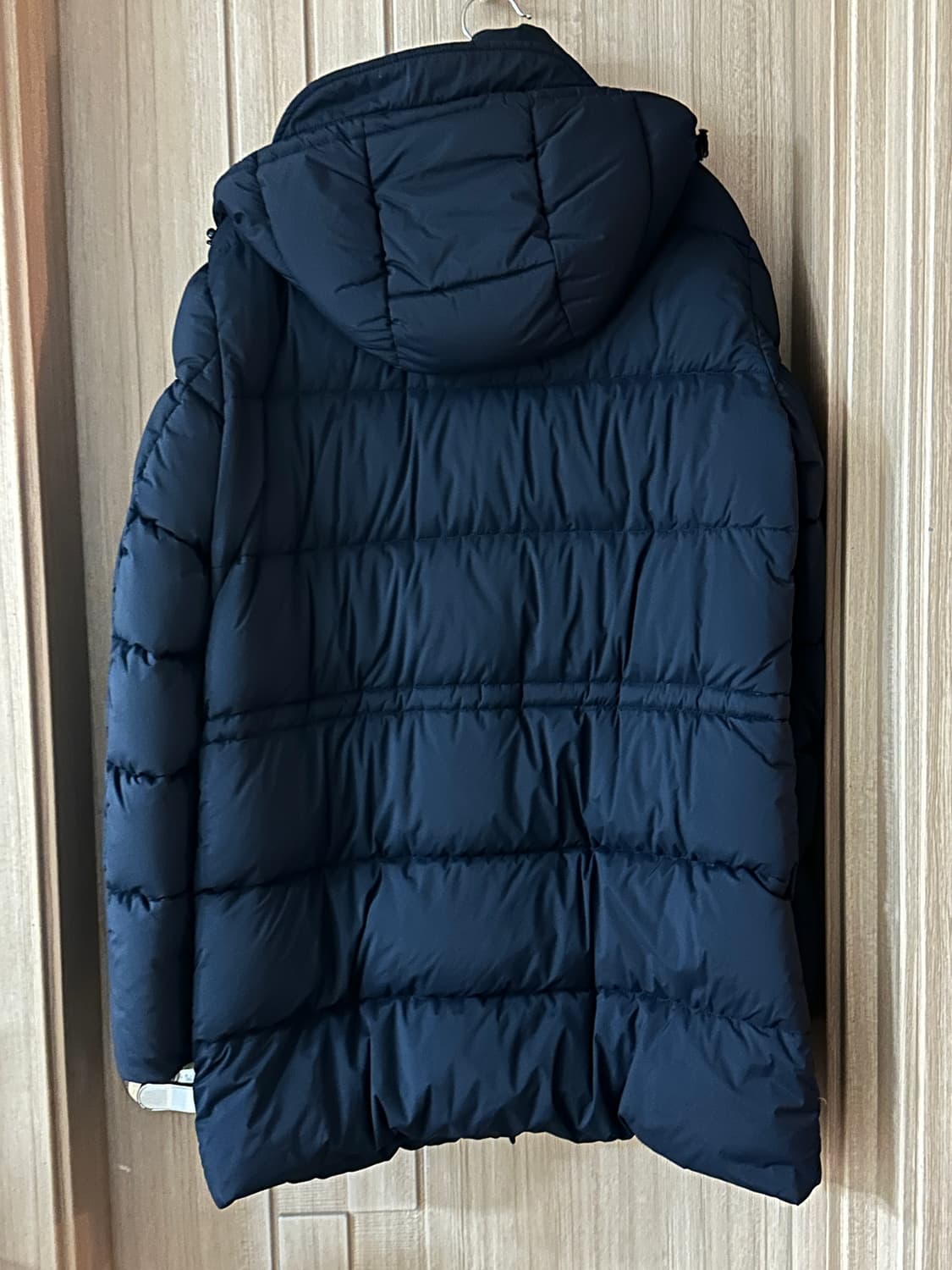 라코스테 네이비 구스다운 하프 롱패딩 100 상품이미지2